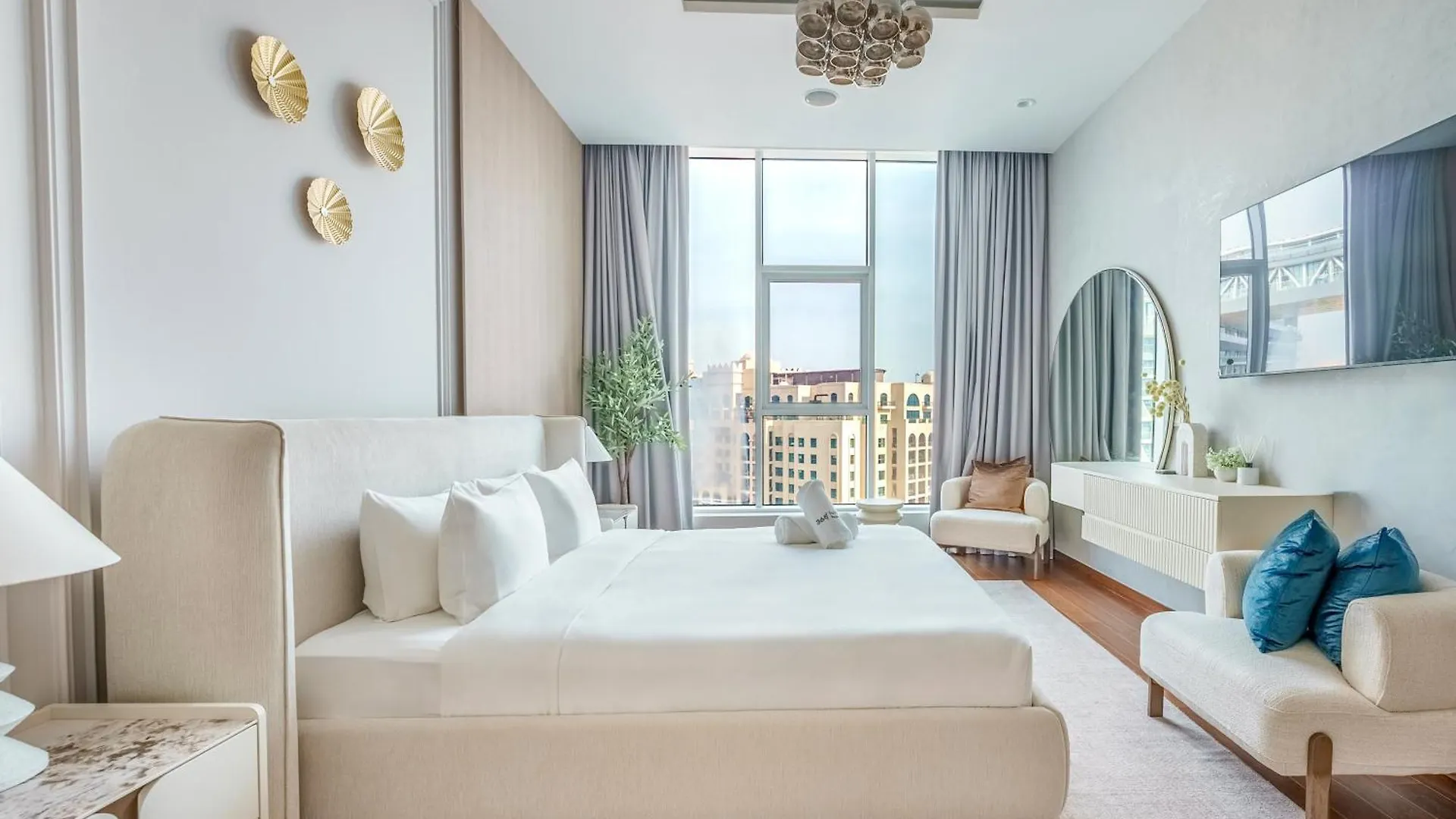 Upscale 3Br - Oceana Residences - Beachfront Bliss Dubaj 0*,