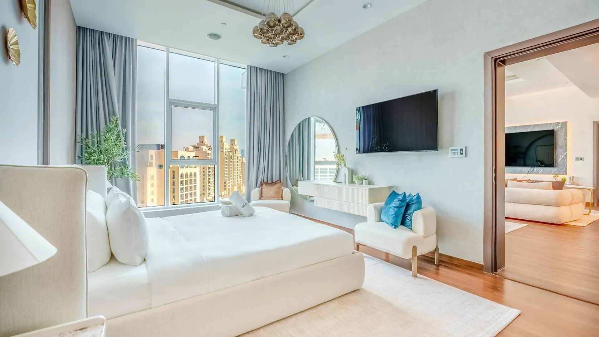 Upscale 3Br - Oceana Residences - Beachfront Bliss Dubaj Apartmán